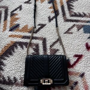 Rebecca Minkoff Black Quilted Crossbody Bag